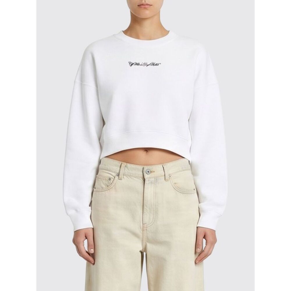 Off-White Sweatshirt Woman White